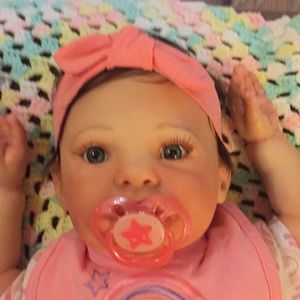 Reborn baby girl doll